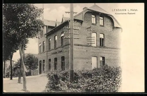 AK Lensahn, Kaiserliches Postamt