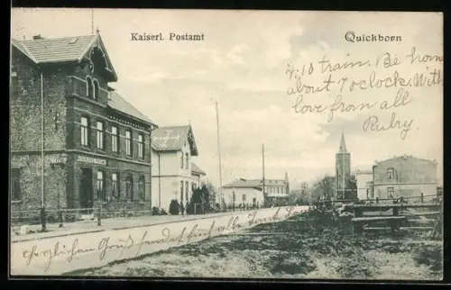 AK Quickborn, Kaiserl. Postamt