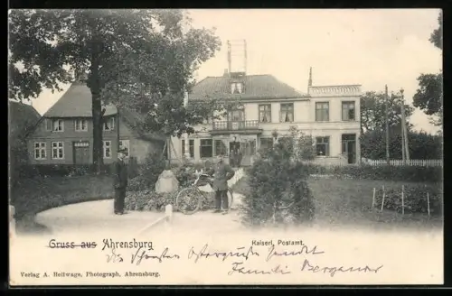 AK Ahrensburg, Kaiserliches Postamt