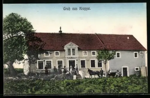 AK Krappe, Gasthaus von Carl Sommer