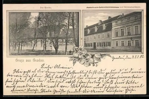 AK Gnadau, Anstalt mit Lehrerinnenseminar und Schwesternhaus, Die Kirche