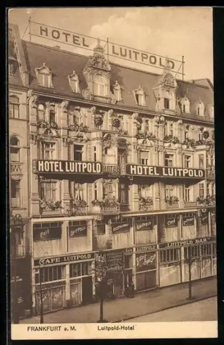 AK Frankfurt a. M., Hotel Luitpold, Kaiserstrasse 64