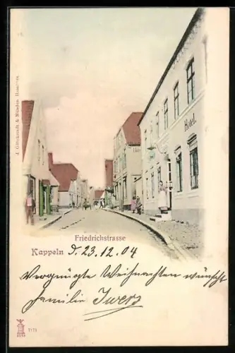 AK Kappeln, Hotel in der Friedrichstrasse