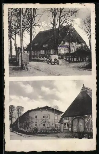 AK Kuddewörde, Kolonialwarenhandlung Krannich