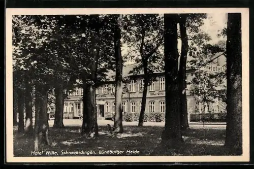 AK Schneverdingen /Lüneburger Heide, Hotel Witte