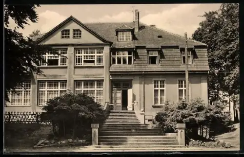 AK Korswandt, Blick auf die Gaststätte Idyll am Wolgastsee