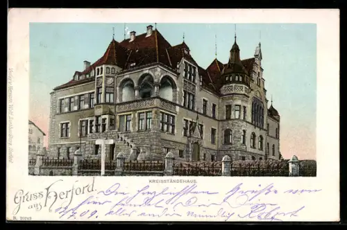 Lithographie Herford, Kreisständehaus