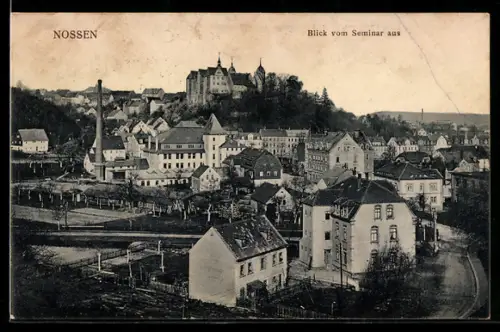 AK Nossen, Teilansicht des Ortes vom Seminar aus