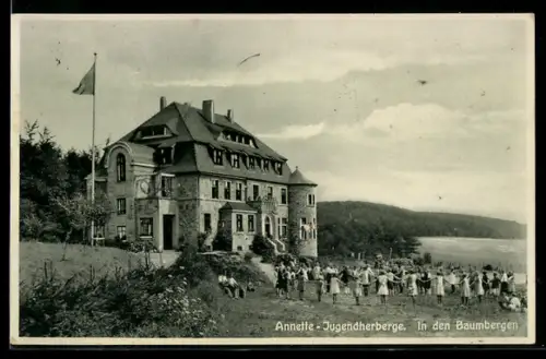 AK Nottuln, Annette-Jugendherberge In den Baumbergen mit Jugendlichen und Kindern