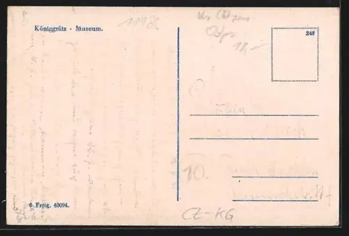 AK Königgrätz, Museum
