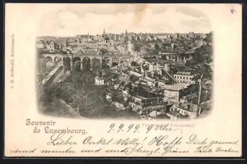 AK Luxembourg, Vue prise du Fetschenhof