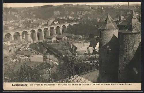 AK Luxembourg, Die 3 mittleren Pfaffentaler Türme