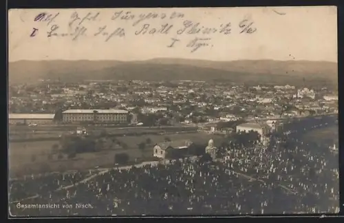 AK Nisch, Gesamtansicht aus der Vogelschau