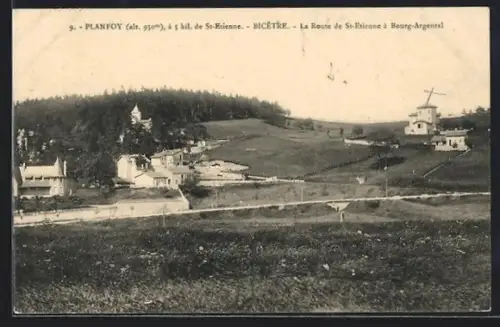 AK Bicêtre, La Route de St-Etienne à Bourg-Argental