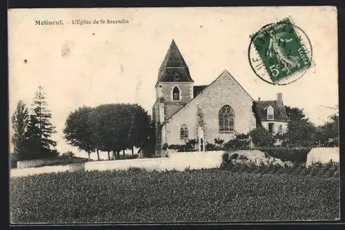 AK Molineuf, L`Eglise de Saint-Secondin