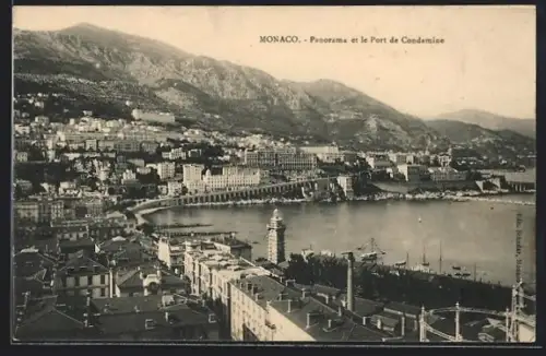 AK Monaco, Panorama et le Port de Condamine