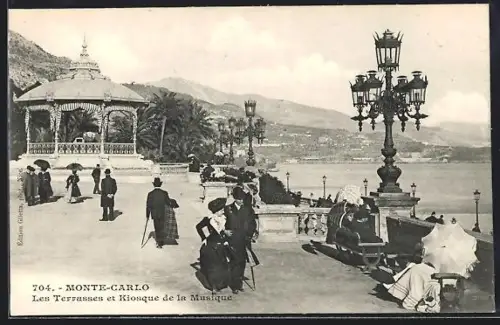 AK Monte-Carlo, Les Terrasses et Kiosque de la Musique