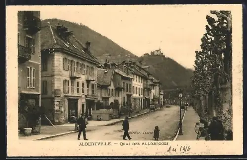 AK Albertville, Quai des Allobroges