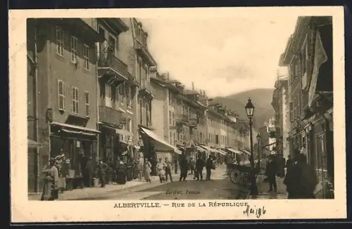 AK Albertville, Rue de la République