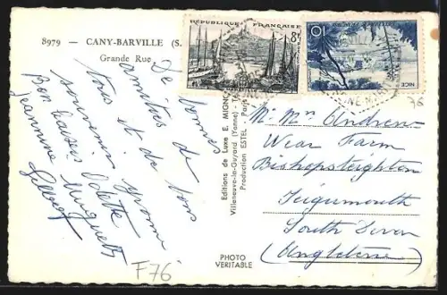 AK Cany-Barville, Grande Rue