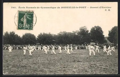 AK Joinville-le-Pont, École Normale de Gymnastique, Assaut d`Escrime