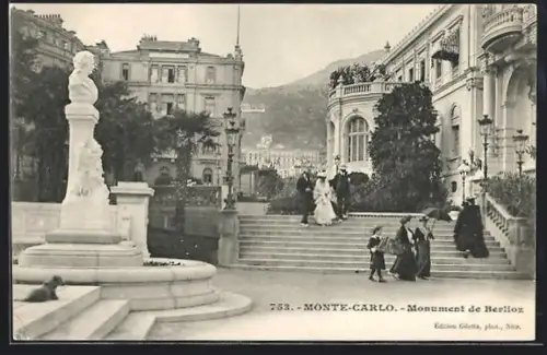 AK Monte-Carlo, Monument de Berlioz