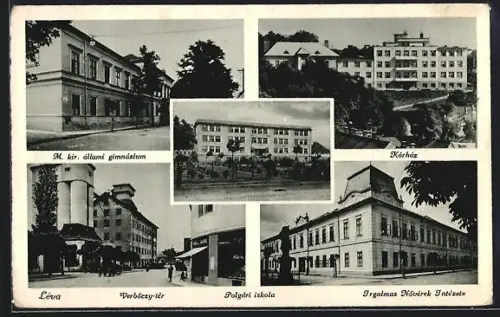 AK Léva, Verböczy-tér, Irgalmas Növérek Intézete