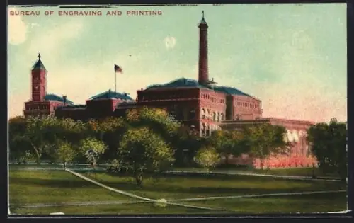 AK Washington D.C., Bureau auf Engraving and Printing