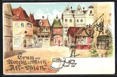 Lithographie Wien, Ausstellung Venedig in Wien