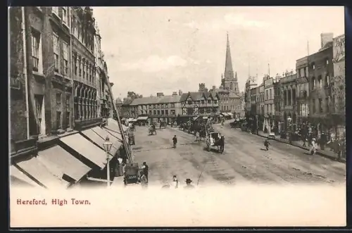 AK Hereford, High Town with church