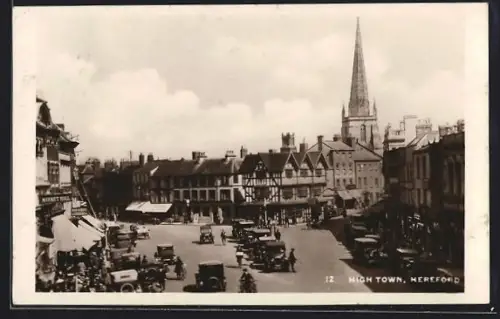 AK Hereford, High Town with church