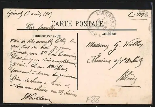 AK Épinal, Rue de la Bourse et la Société Générale