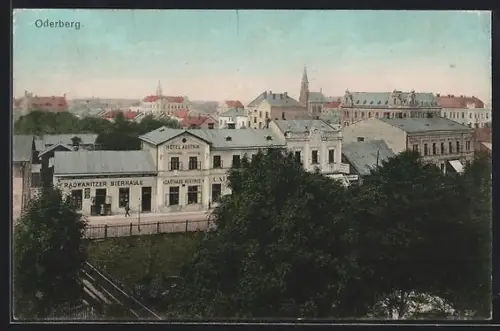 AK Oderberg, Hotel Austria, Gasthaus und Bierhalle