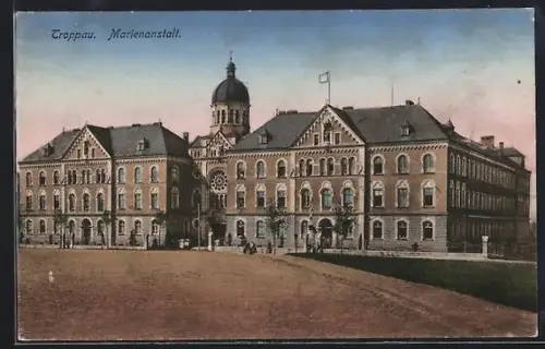 AK Troppau, Blick zur Marienanstalt