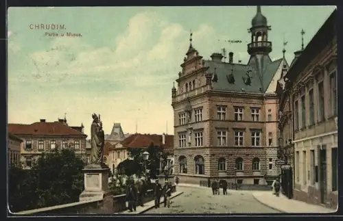 AK Chrudim, Partie u Musea