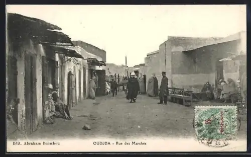 AK Oudjda, Rue des Marchés