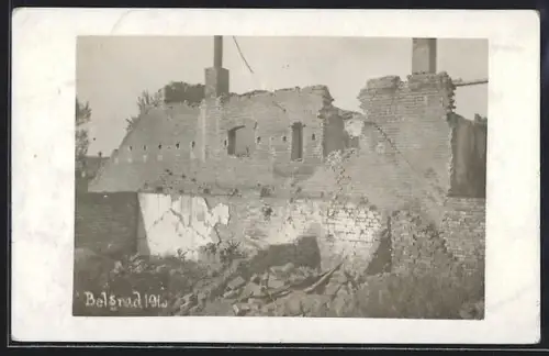 AK Belgrad, Zerstörtes Haus