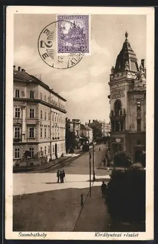 AK Szombathely, Királyutcai részlet