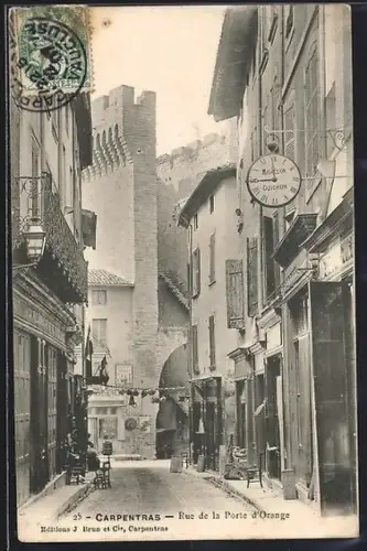 AK Carpentras, Rue de la Porte d'Orange