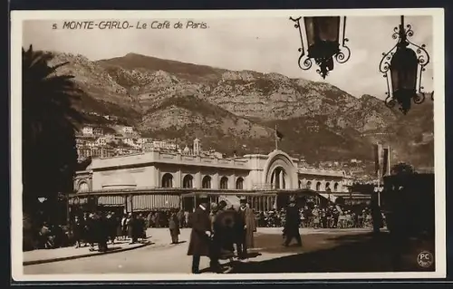 AK Monte Carlo, le café de Paris