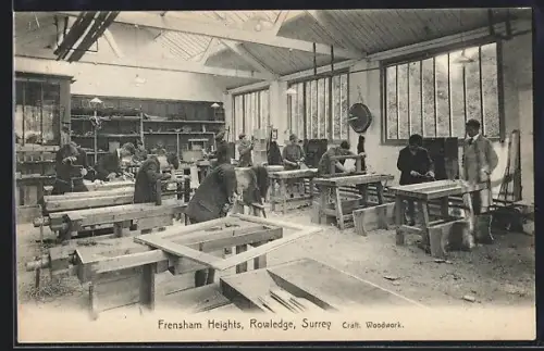 AK Rowledge, Frensham Heights, Craft, Woodwork