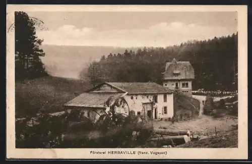 AK Herbaville, Försterei in den Vogesen