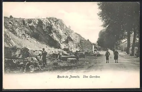 AK Jemelle, Route de Jemelle, Une Carrière, Steinbruch