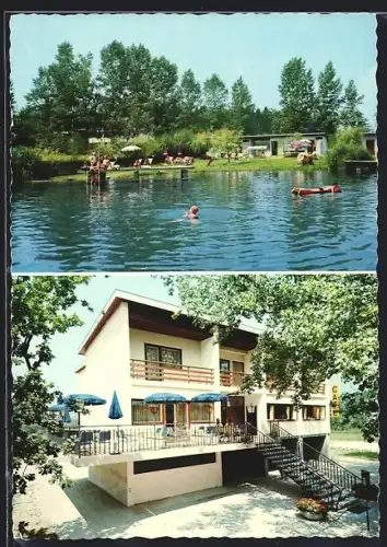 AK Villach, St. Magdalen, Seepension Löe mit Badestrand