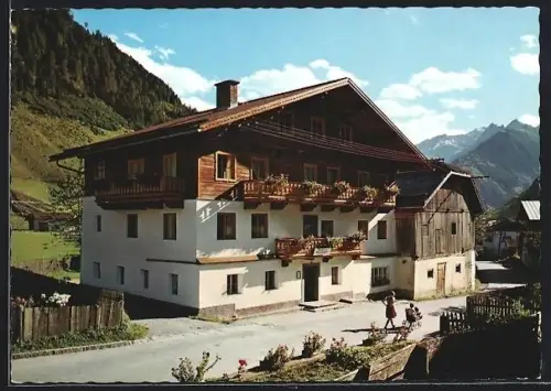AK Rauris, Gasthaus Brücklwirt Pirker