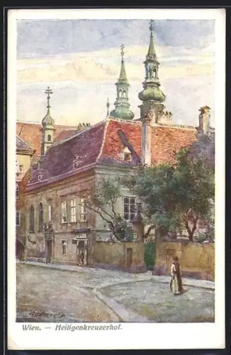 Künstler-AK Wien, Heiligenkreuzerhof