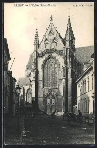 AK Alost, L`Église Saint-Martin