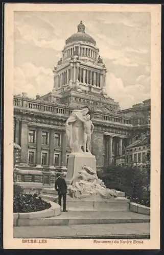 AK Bruxelles, Monument du Navire Ecole