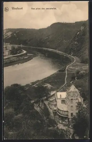AK Waulsort, Vue prise des cascatelles