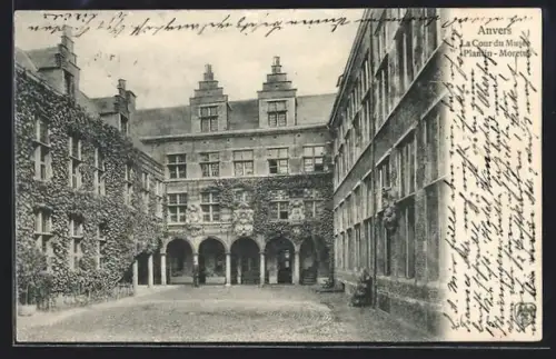 AK Anvers, La Cour du Musée Plantin-Moretus